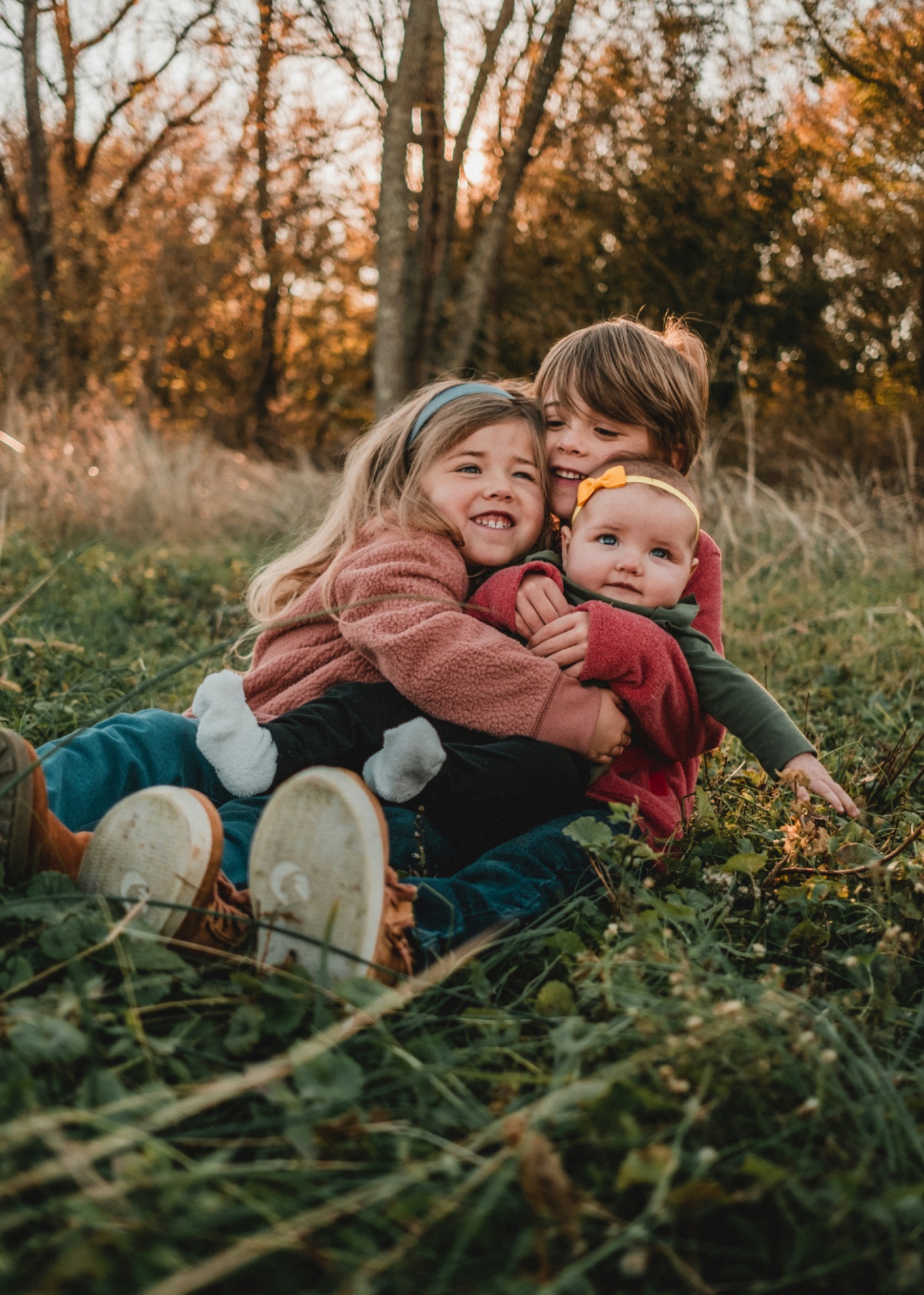 Enfants dans la nature